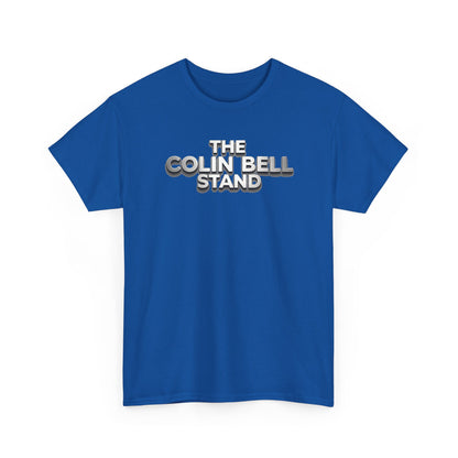 T-Shirt — “The Colin Bell Stand” Retro Chrome Text Tee
