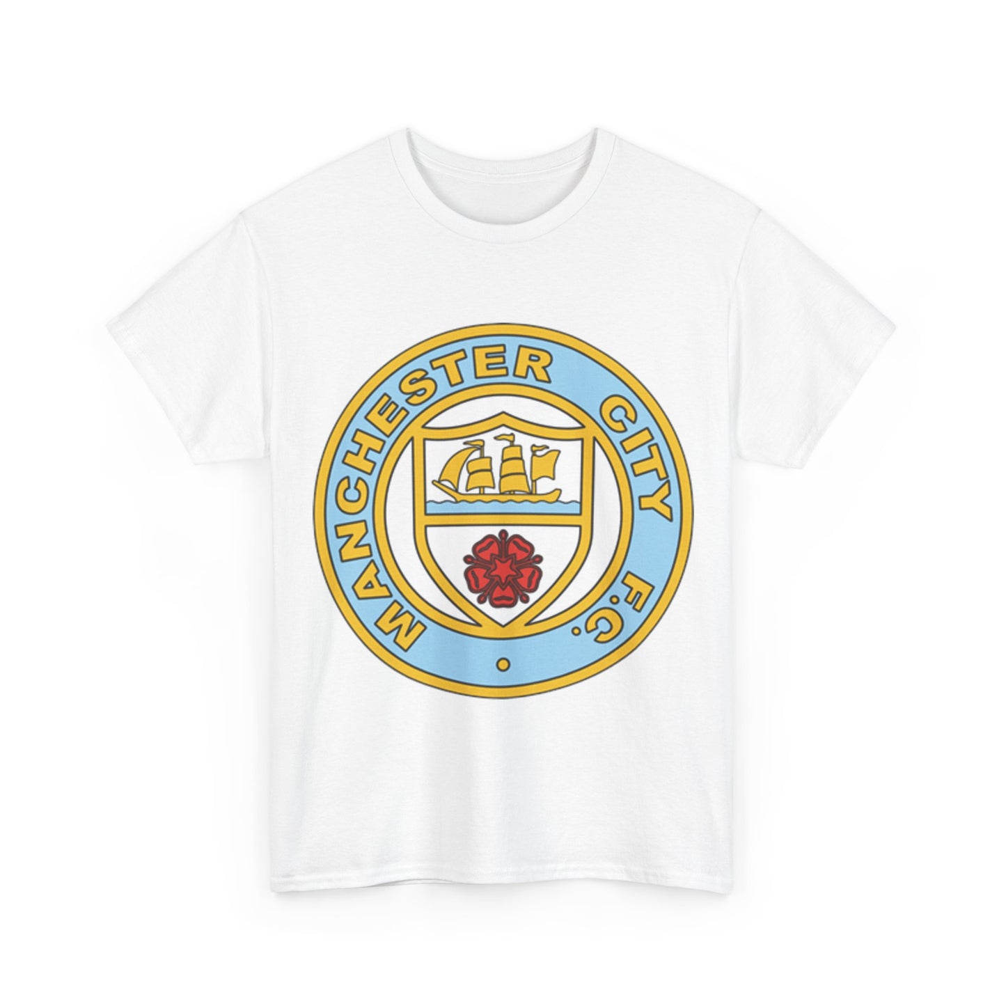 Manchester City FC Retro Crest T-Shirt – Retro Football Fan Tee