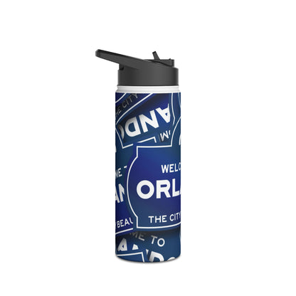 Orlando Water Bottle — "Welcome to Orlando" Stainless Steel Travel Bottle