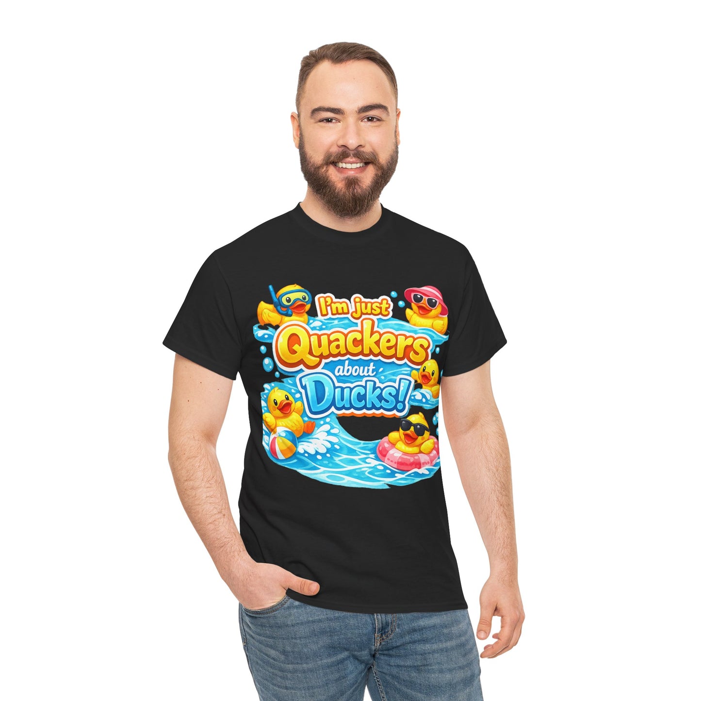 I'm Just Quackers About Ducks! Cute Rubber Duck Pool Tee