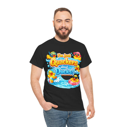 I'm Just Quackers About Ducks! Cute Rubber Duck Pool Tee