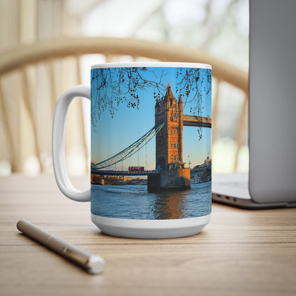 Tower Bridge London Photo Mug — Ceramic Coffee Cup 11oz/15oz