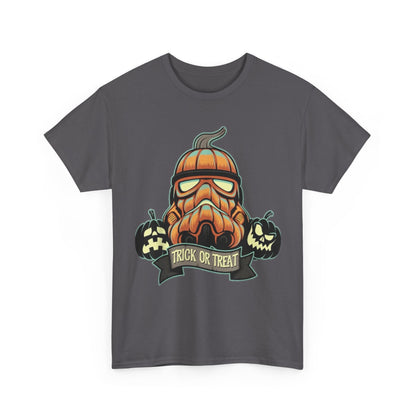 Halloween Pumpkin Mask T-Shirt — Trick or Treat Graphic Tee