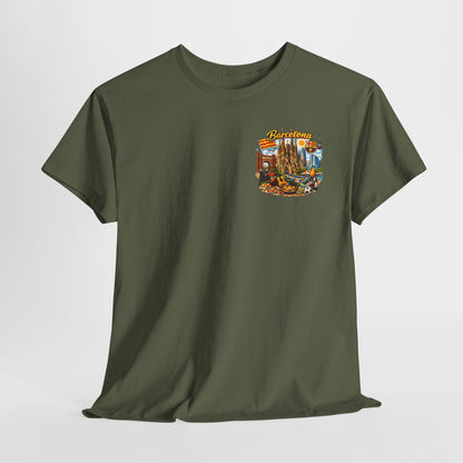 Barcelona Souvenir T‑Shirt — Vintage City Collage Tee