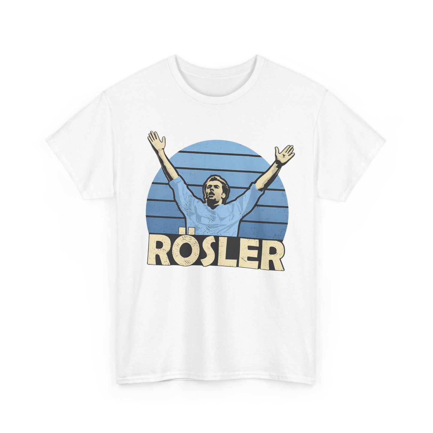 Retro 'Rösler' Graphic Tee - Vintage Soccer Fan Shirt