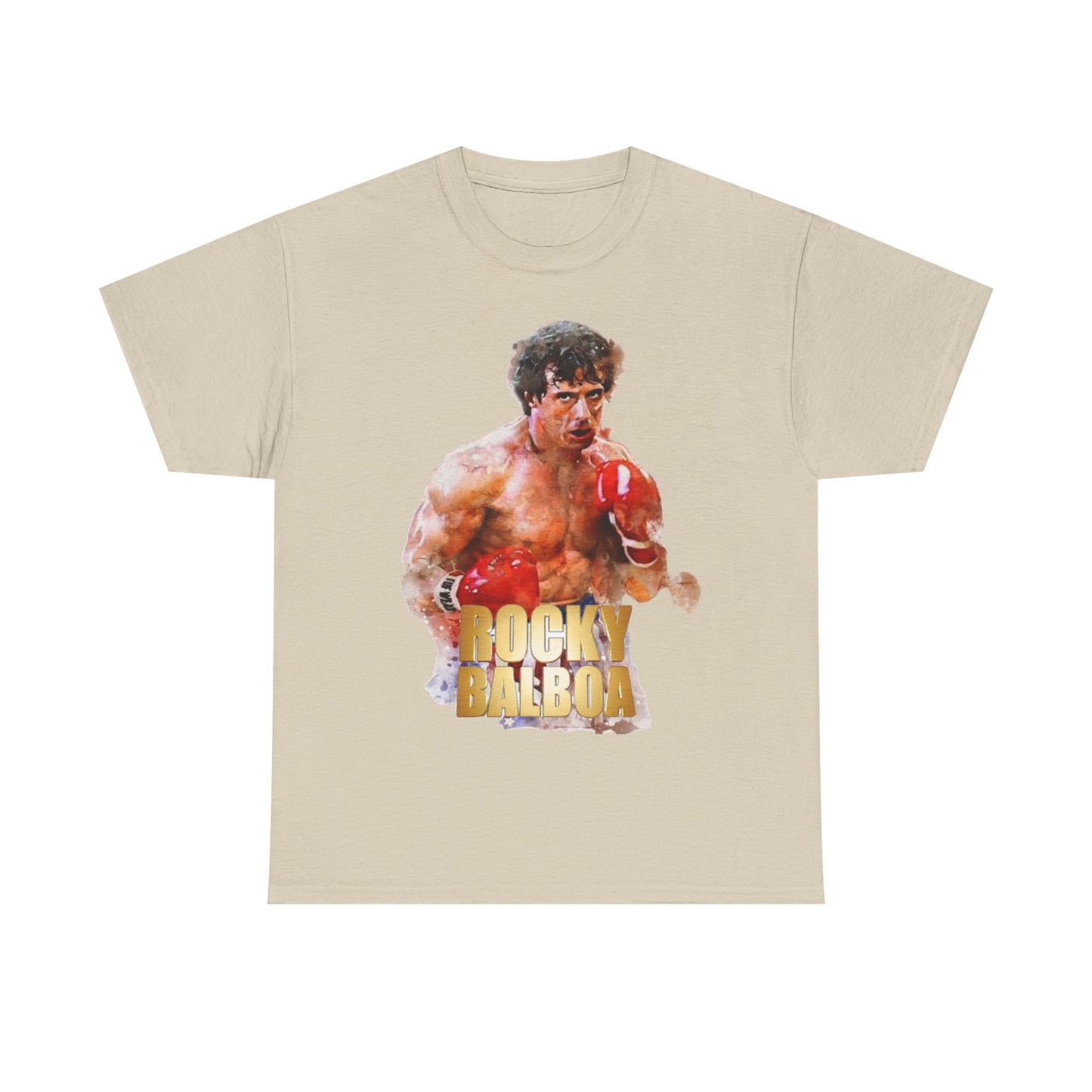 Boxing Rocky Balboa Graphic Tee – Retro Fighter Movie Shirt