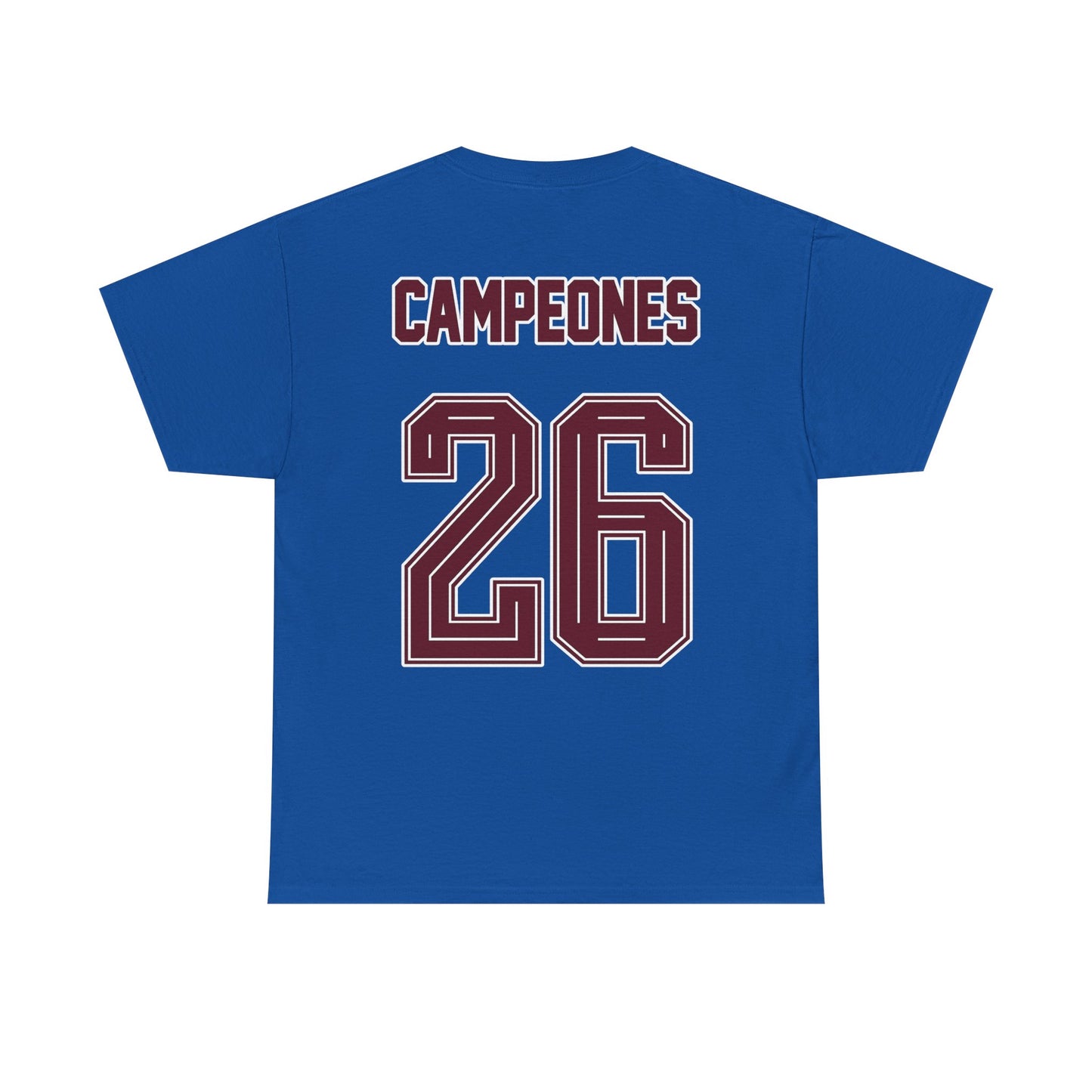 Spain World Champions 'Campeones 26' Cotton T‑Shirt