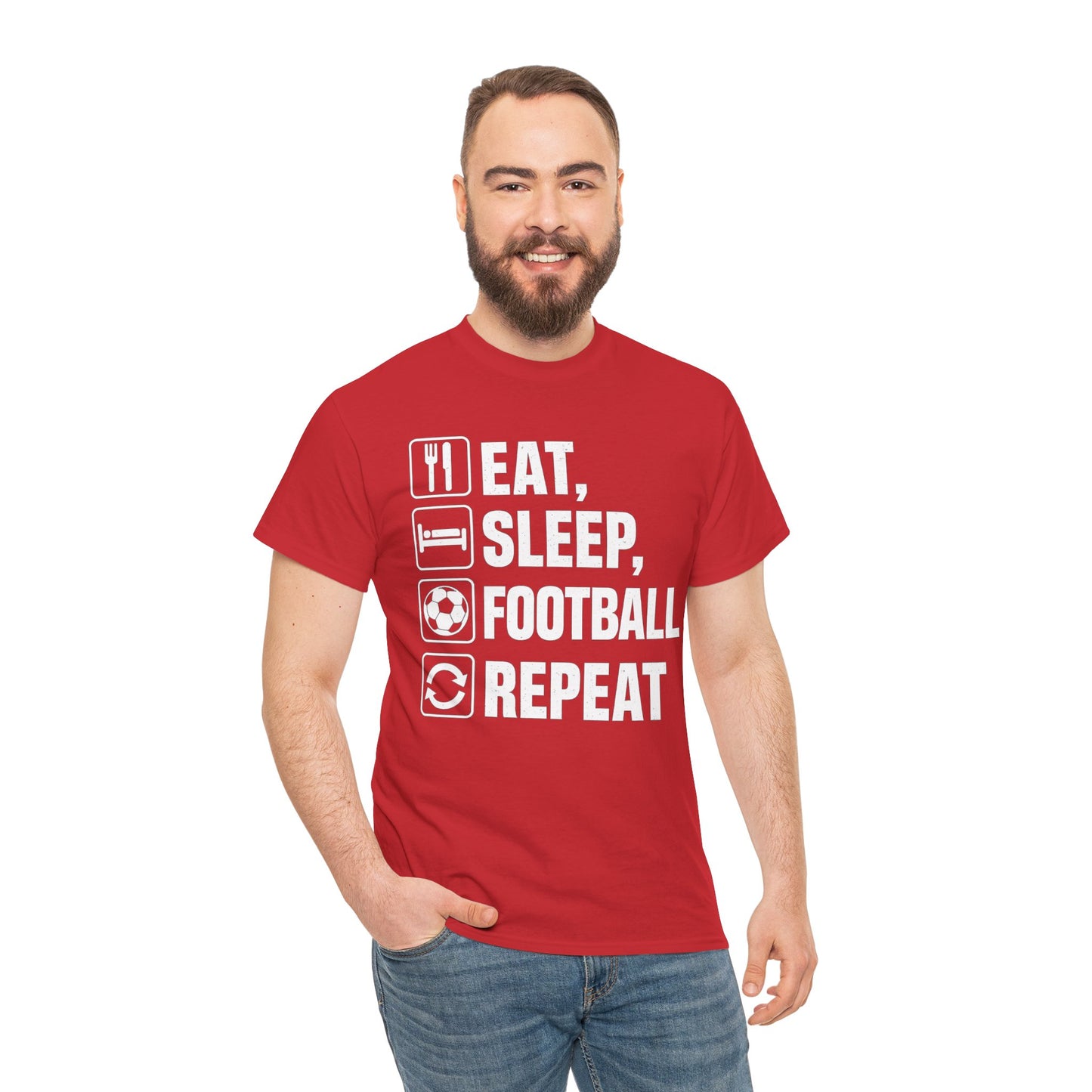 Football Eat Sleep Repeat T-Shirt