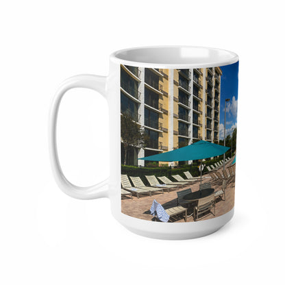 Rosen Inn Closest to Universal Poolside Photo Mug – Tropical Vacation Coffee Cup (11oz & 15oz)