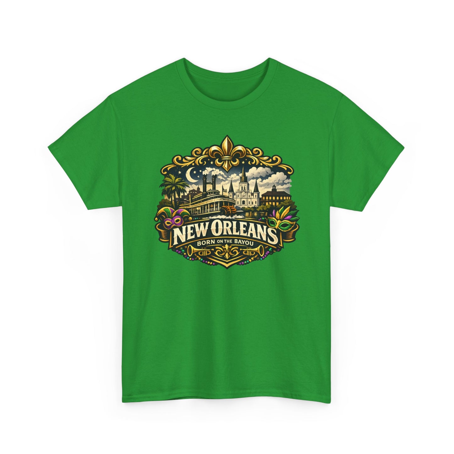New Orleans Vintage Badge Tee — Crescent City Souvenir T-Shirt