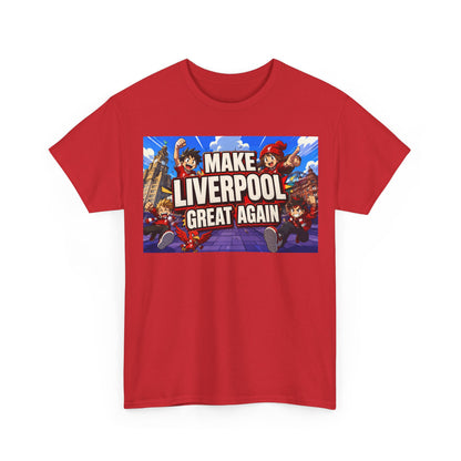 Liverpool Fan Tee – "Make Liverpool Great Again" Graphic Shirt