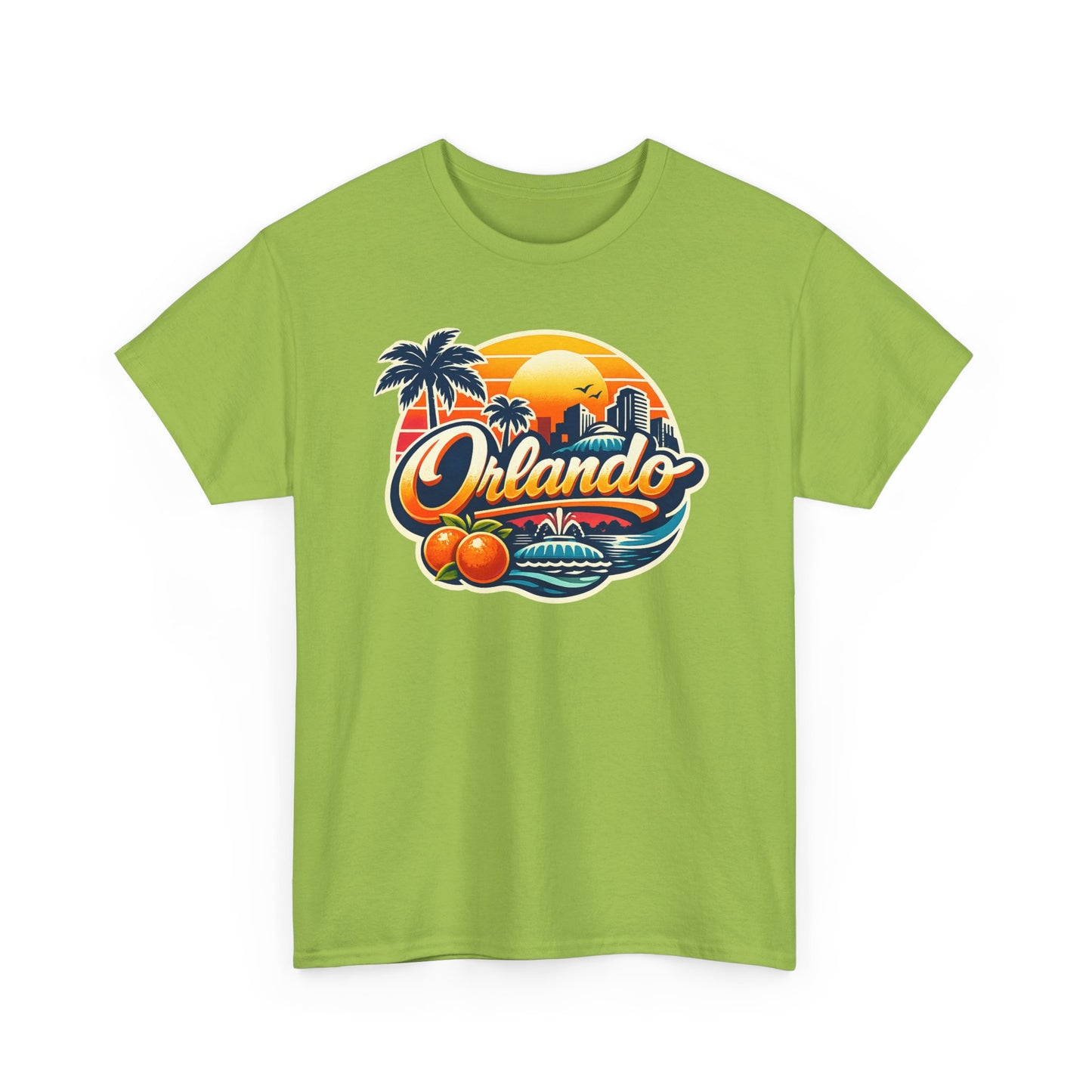 Orlando Retro Sunset T-Shirt — Vintage Florida Vacation Tee