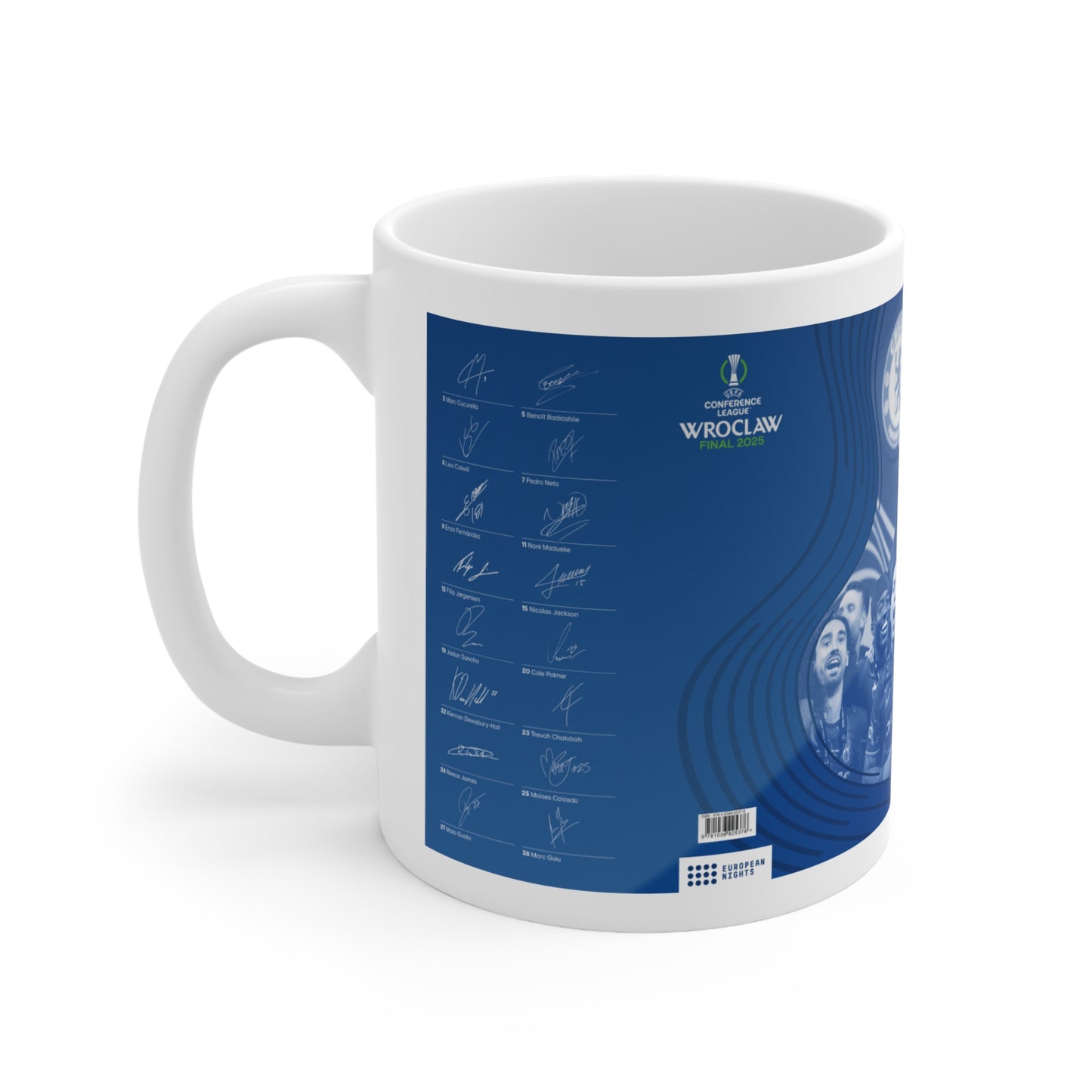 Chelsea 2025 UEFA Conference League Winners Ceramic Coffee Mug — Winners 11oz/15oz