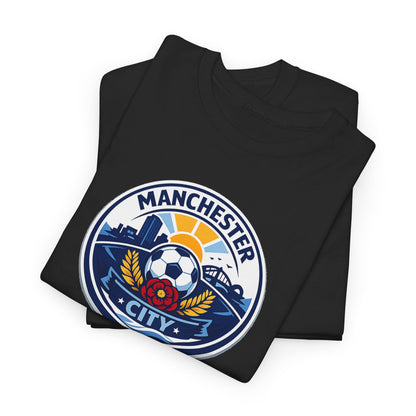 Manchester City Crest T-Shirt — Soccer Fan Tee