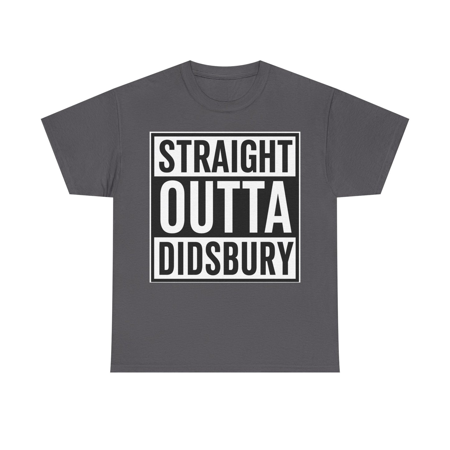 Straight Outta Didsbury T‑Shirt — Graphic City Pride Tee