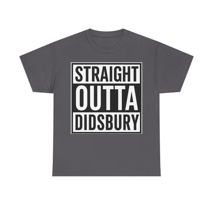 Straight Outta Didsbury T‑Shirt — Graphic City Pride Tee