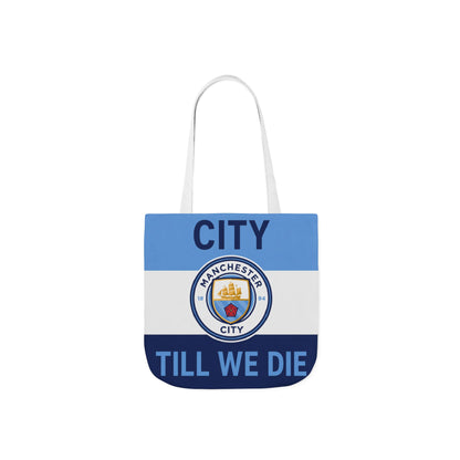 City Till We Die Unofficial Canvas Tote Bag — Manchester Football Fan Bag