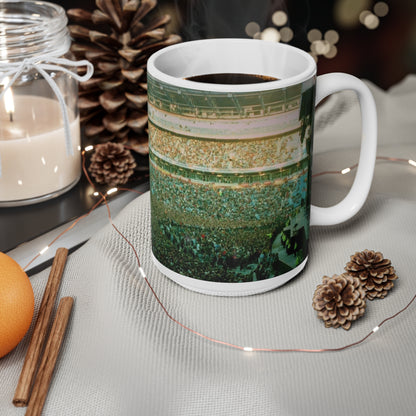 Oasis at Maine Road Stadium Concert Crowd Photo Mug — Vintage Live Music Coffee Cup (11oz & 15oz)