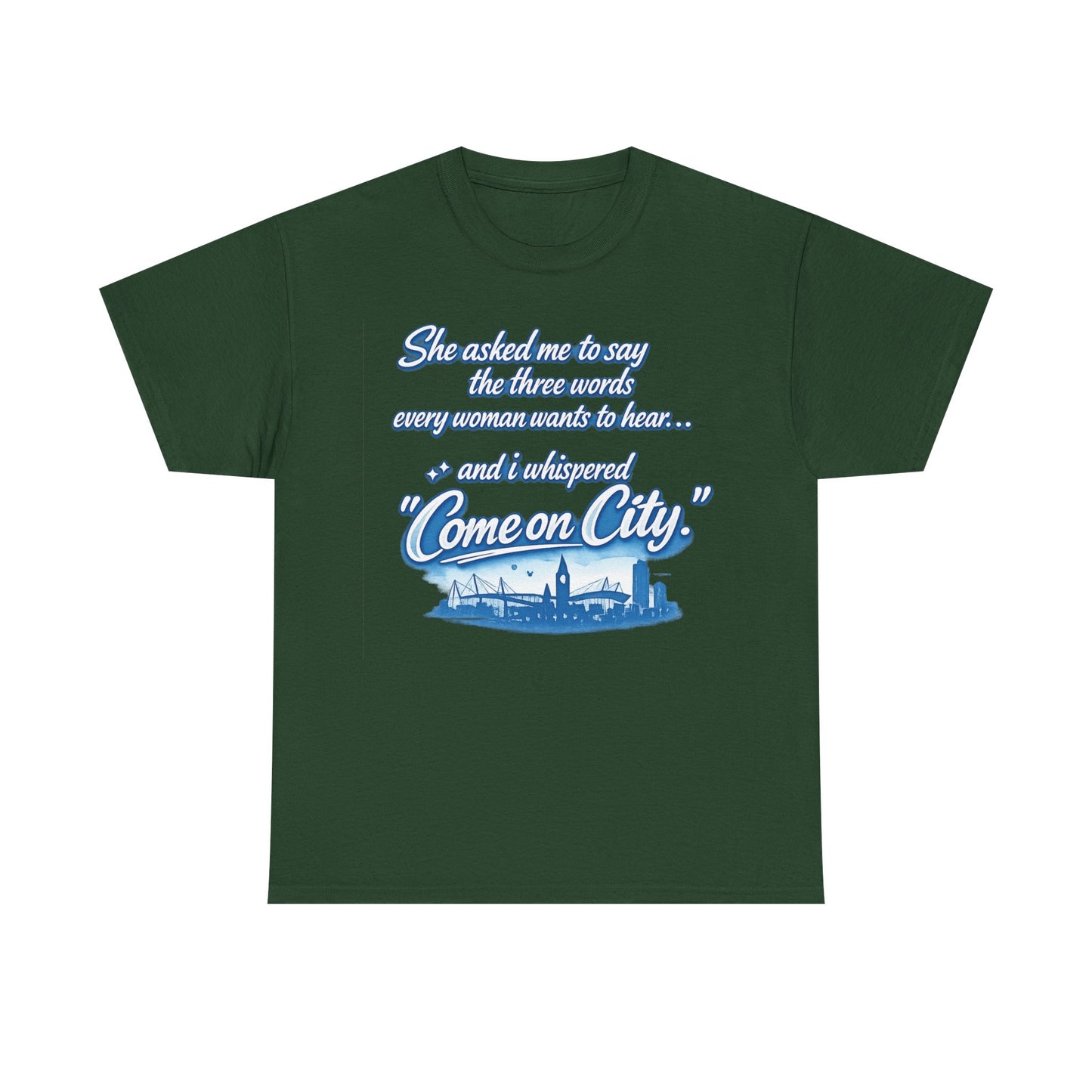 Come on City Skyline Tee — Retro Script Urban Pride T‑Shirt