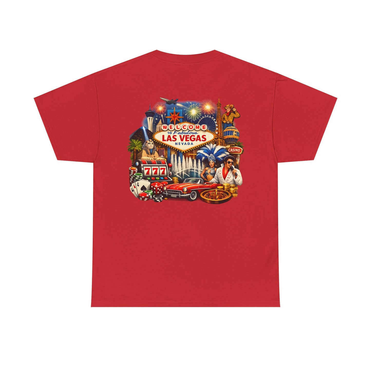 Las Vegas Vintage Collage T‑Shirt