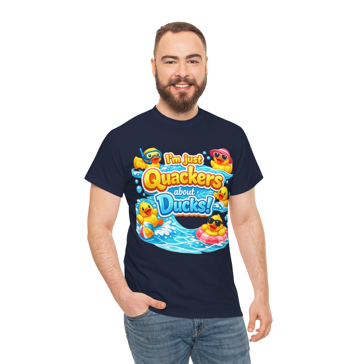I'm Just Quackers About Ducks! Cute Rubber Duck Pool Tee