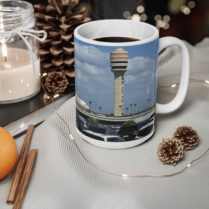 Virgin Atlantic at Orlando International Airport Photo Mug — Virgin Atlantic Jet Ceramic Coffee Cup (11oz/15oz)