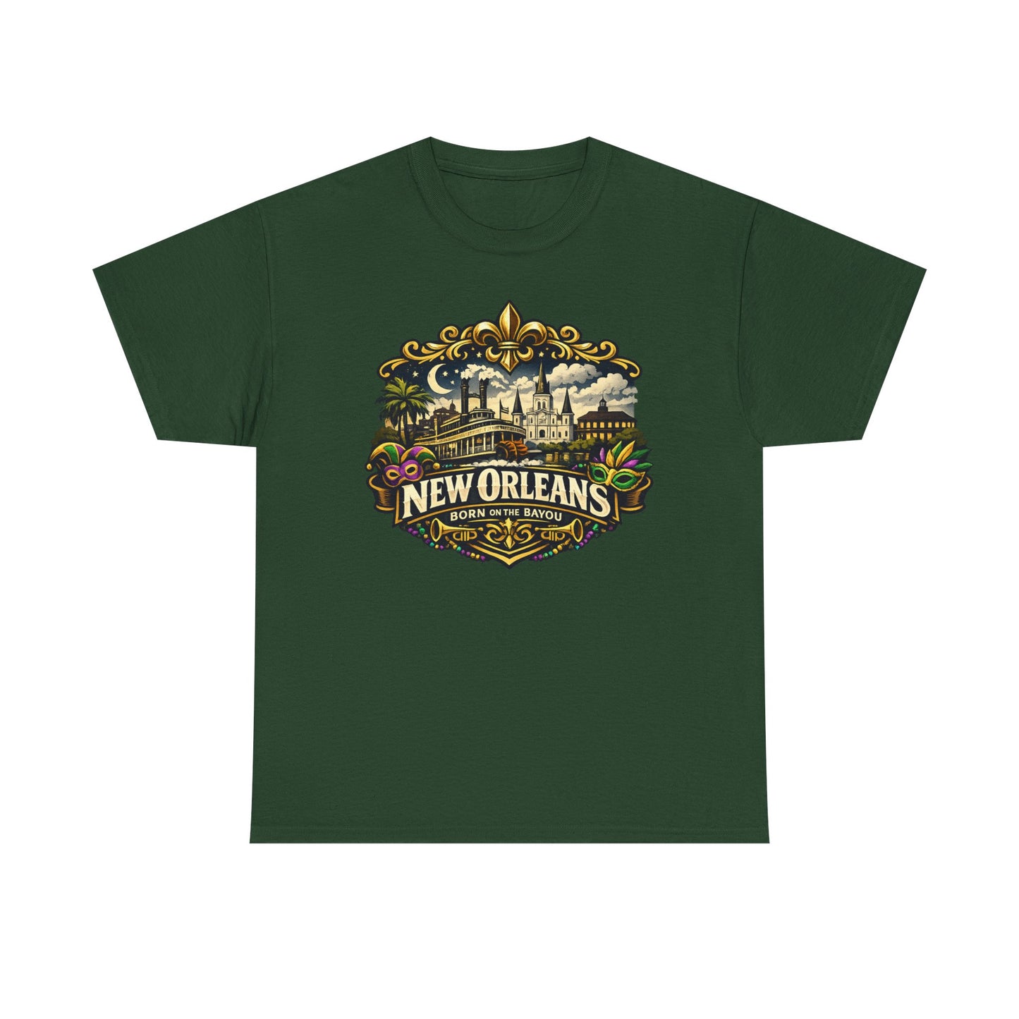 New Orleans Vintage Badge Tee — Crescent City Souvenir T-Shirt