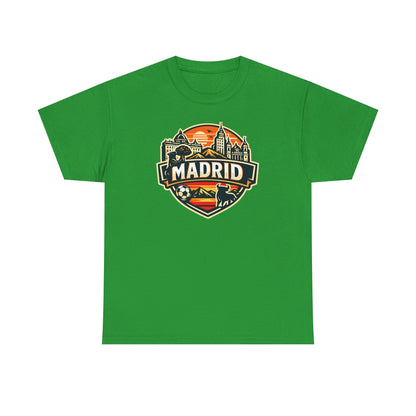 Madrid Skyline Soccer Crest T-Shirt