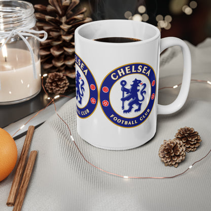 Chelsea Football Club Logo Ceramic Coffee Mug — 11oz & 15oz