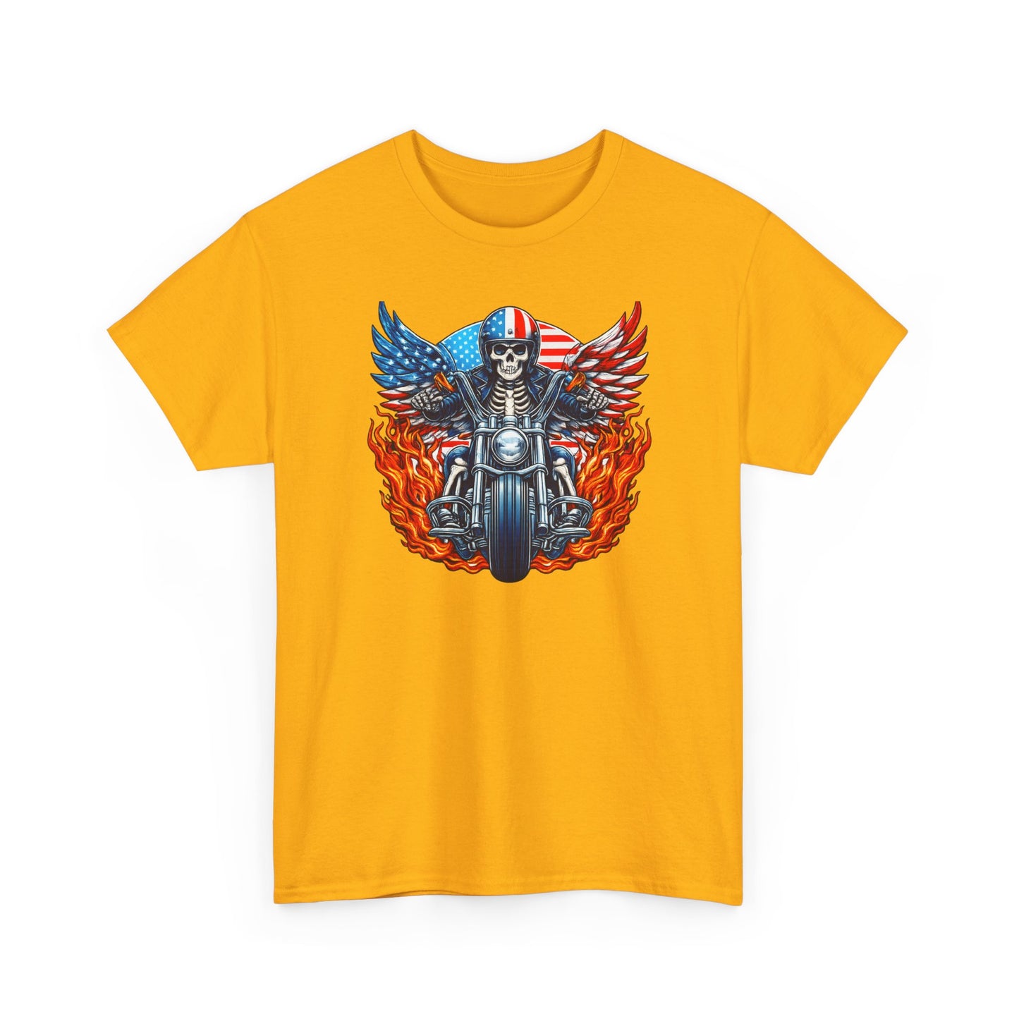 Biker Skull Motorcycle Tee — Sons of Tradition Archangels Chapter Graphic Shirt