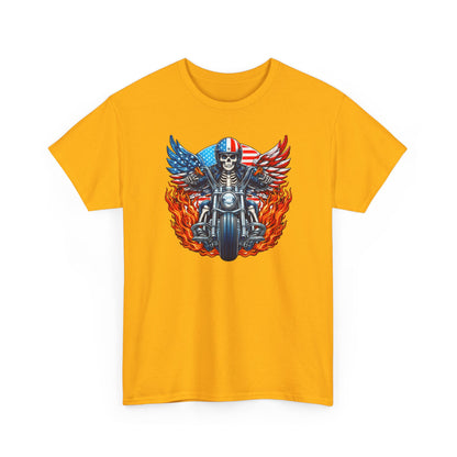Biker Skull Motorcycle Tee — Sons of Tradition Archangels Chapter Graphic Shirt