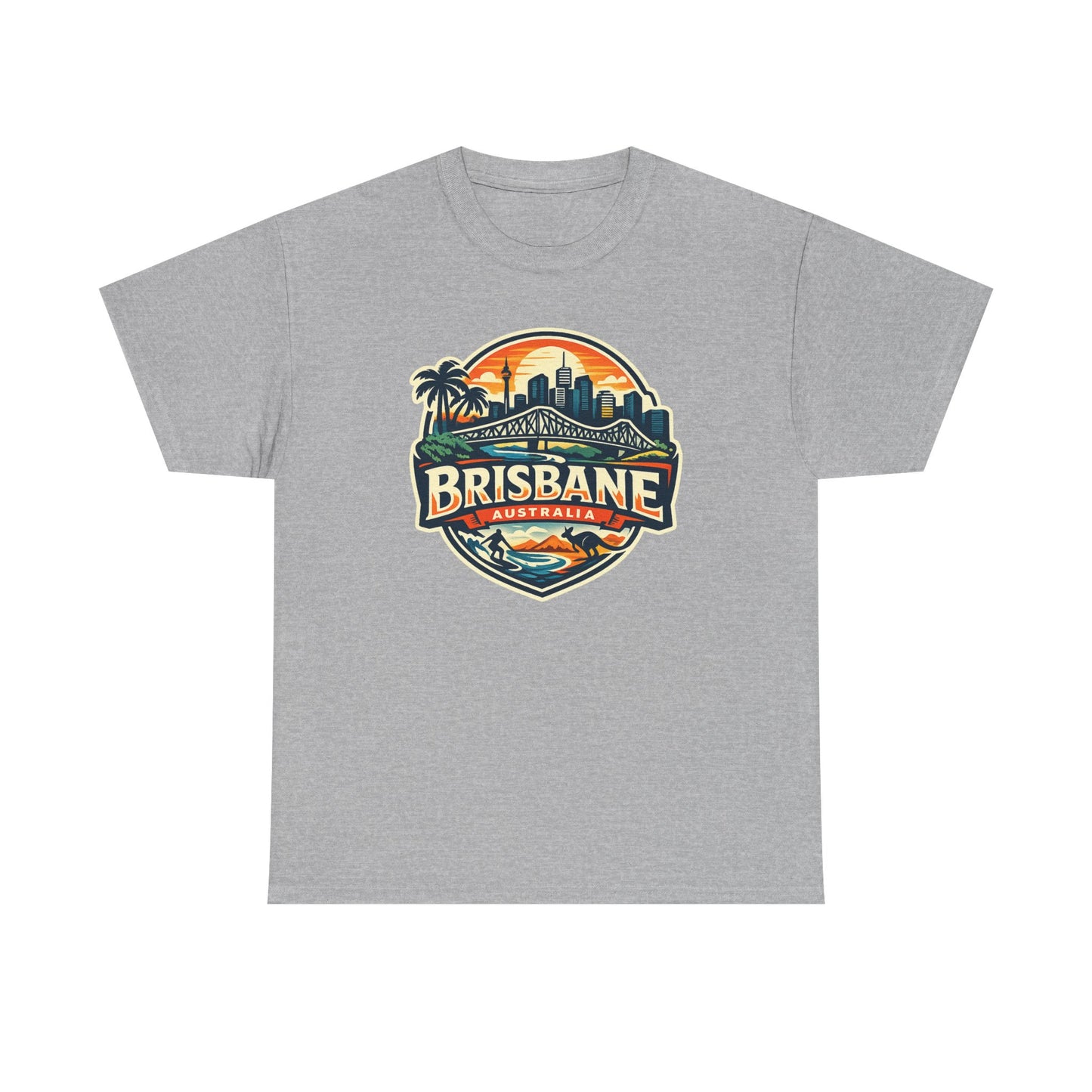 Brisbane Australia Vintage Sunset T-Shirt