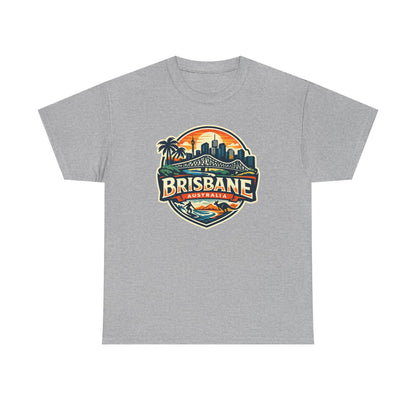 Brisbane Australia Vintage Sunset T-Shirt