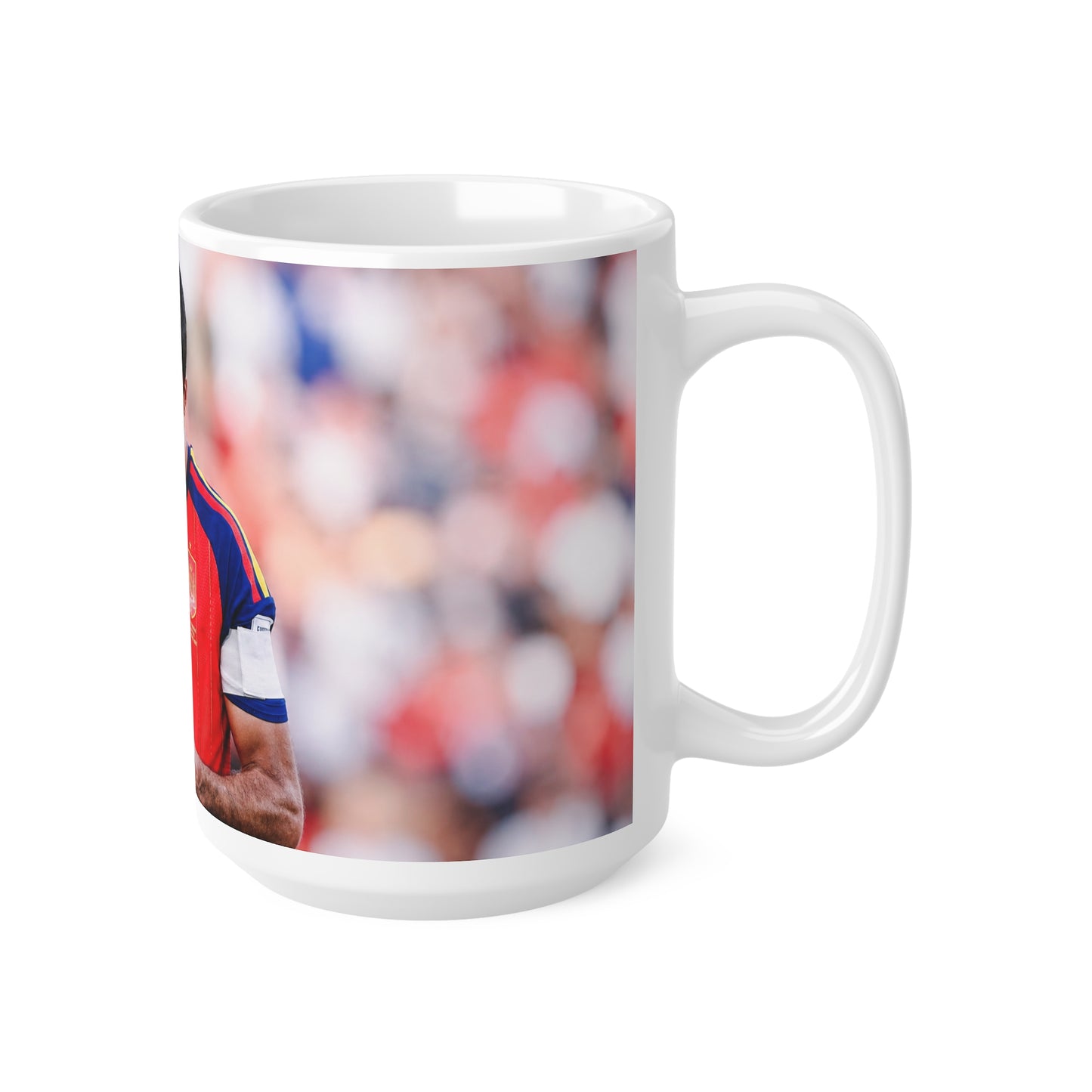 Rodri Manchester City and Spain World Cup Trophy Mug - Ceramic Coffee Cup (11oz & 15oz)