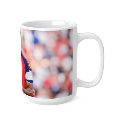 Rodri Manchester City and Spain World Cup Trophy Mug - Ceramic Coffee Cup (11oz & 15oz)