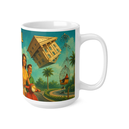 Orlando Retro Roadtrip Mug — "International Drive" Vintage Travel Coffee Cup