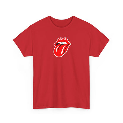 Rock Retro Red Tongue and Lips Graphic Tee