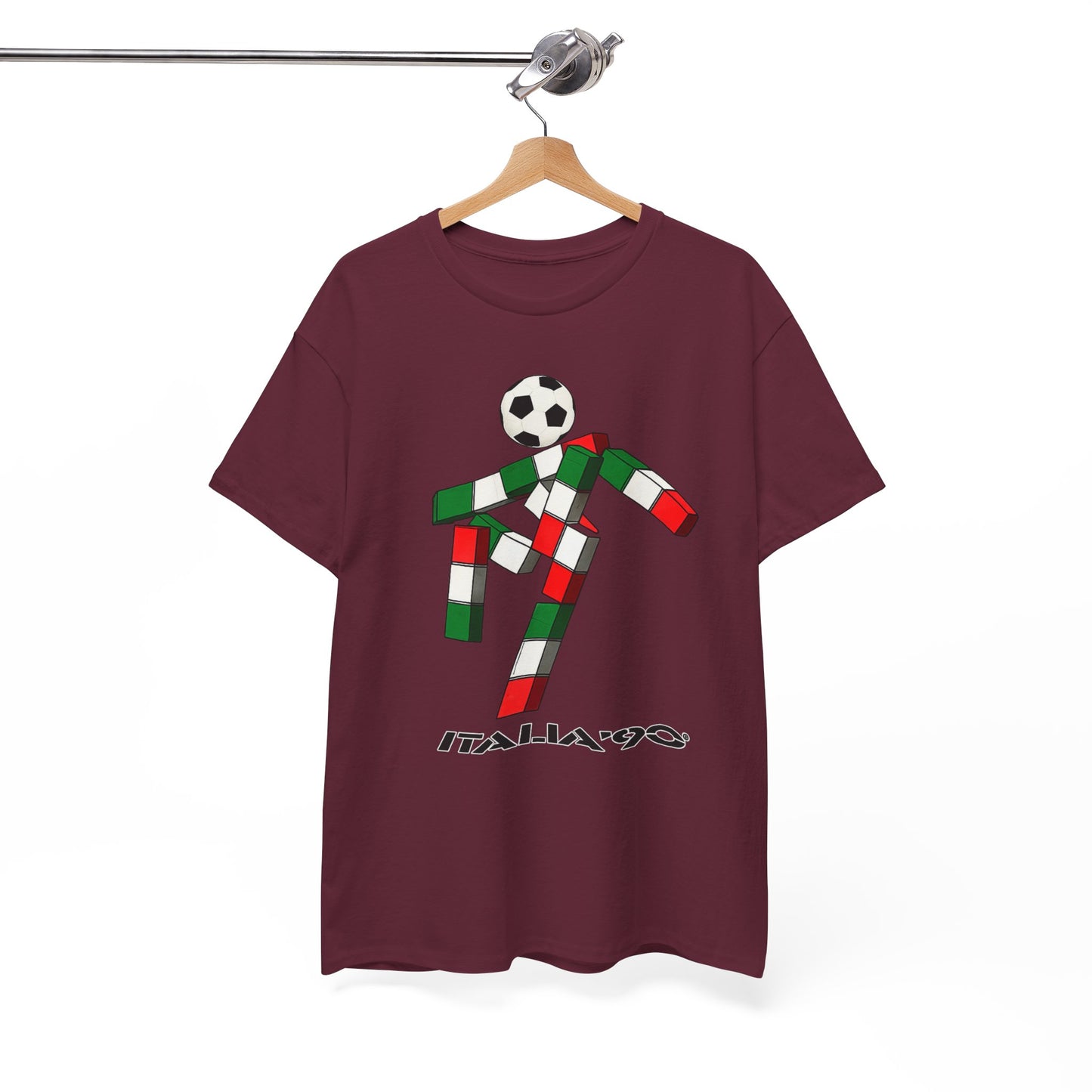 Italia '90 Soccer T‑Shirt — Retro Italian Football World Cup Tee