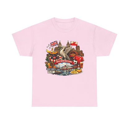 Liverpool Landmarks & You'll Never Walk Alone T-Shirt
