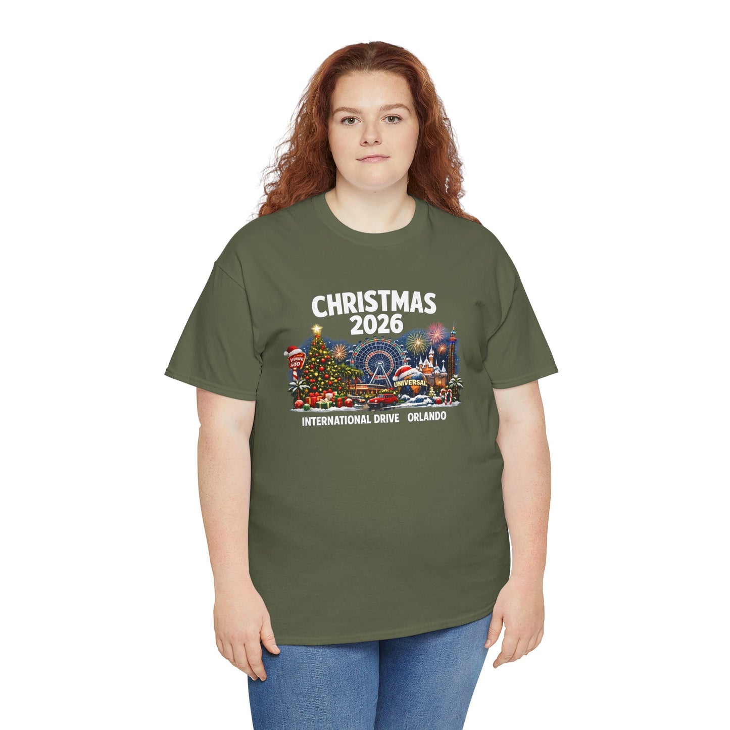 Christmas 2026 Orlando T-Shirt — International Drive Holiday Souvenir