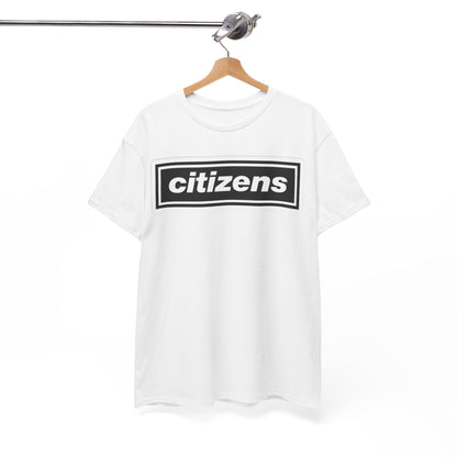 Citizens Manchester City Logo T-Shirt — Minimal Retro Box-Logo Tee