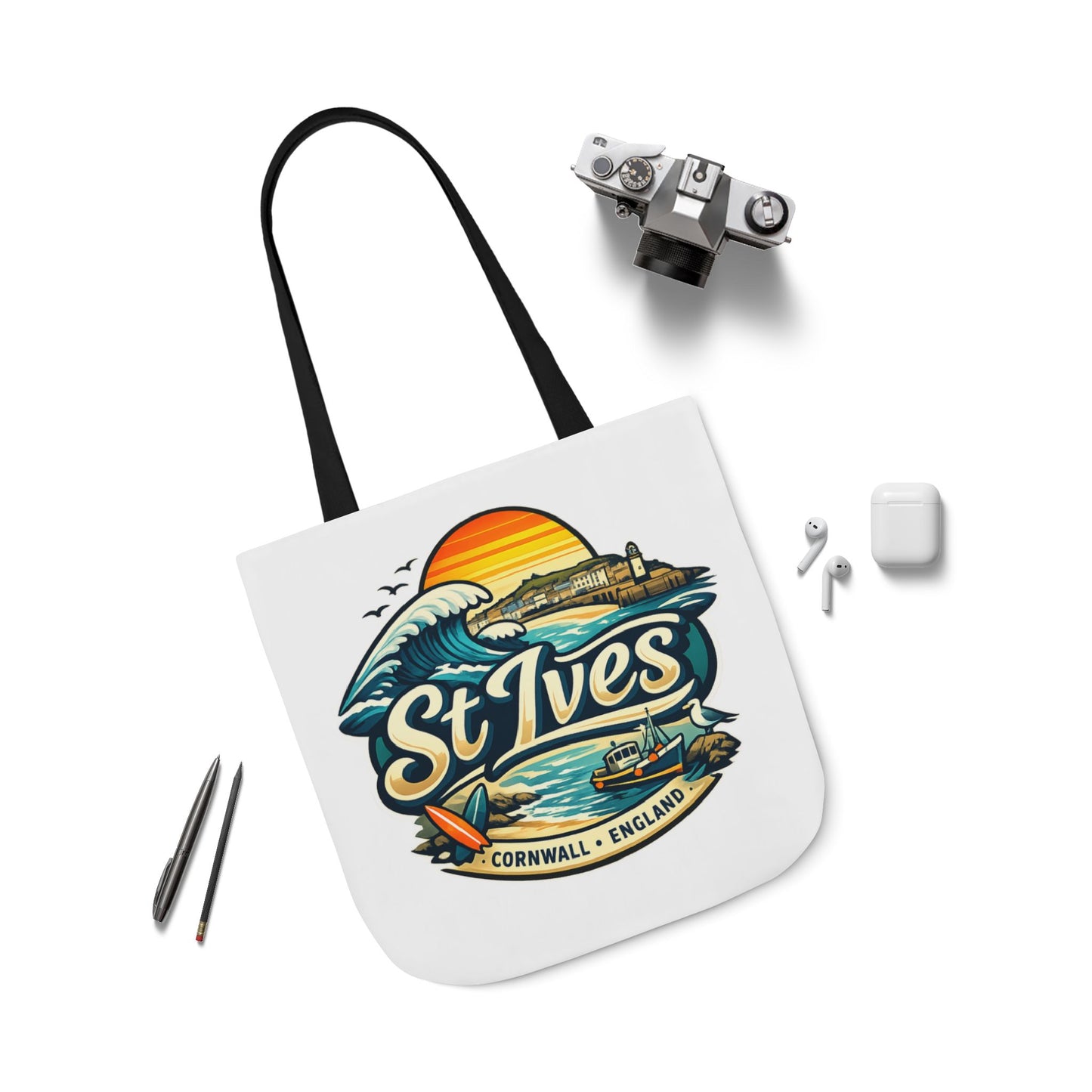 St Ives Cornwall Sunset Tote Bag