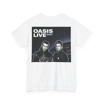 Oasis Live 2027 Band Tee — Retro Rock Concert T-Shirt
