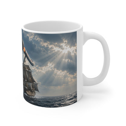 Ships Named ENTERPRISE Mug — Sci‑Fi Naval Spacecraft Coffee Cup (11oz & 15oz)