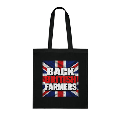 Back British Farmers Tote Bag — Union Jack Cotton Shopper