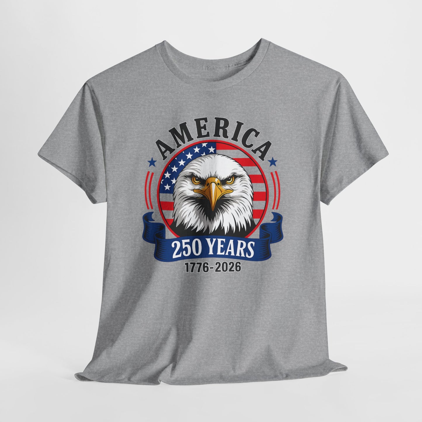 America 250 Years T-Shirt – Bald Eagle 1776–2026 Patriotic Tee