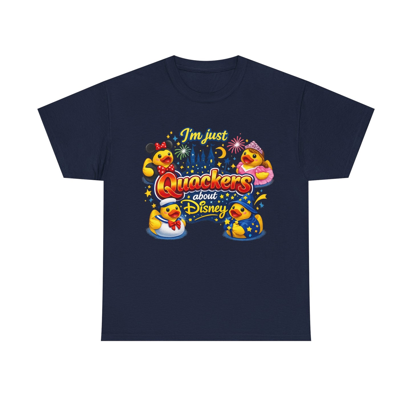 Quackers About Disney Rubber Duck Tee — "I'm Just Quackers About Disney" Graphic T-Shirt