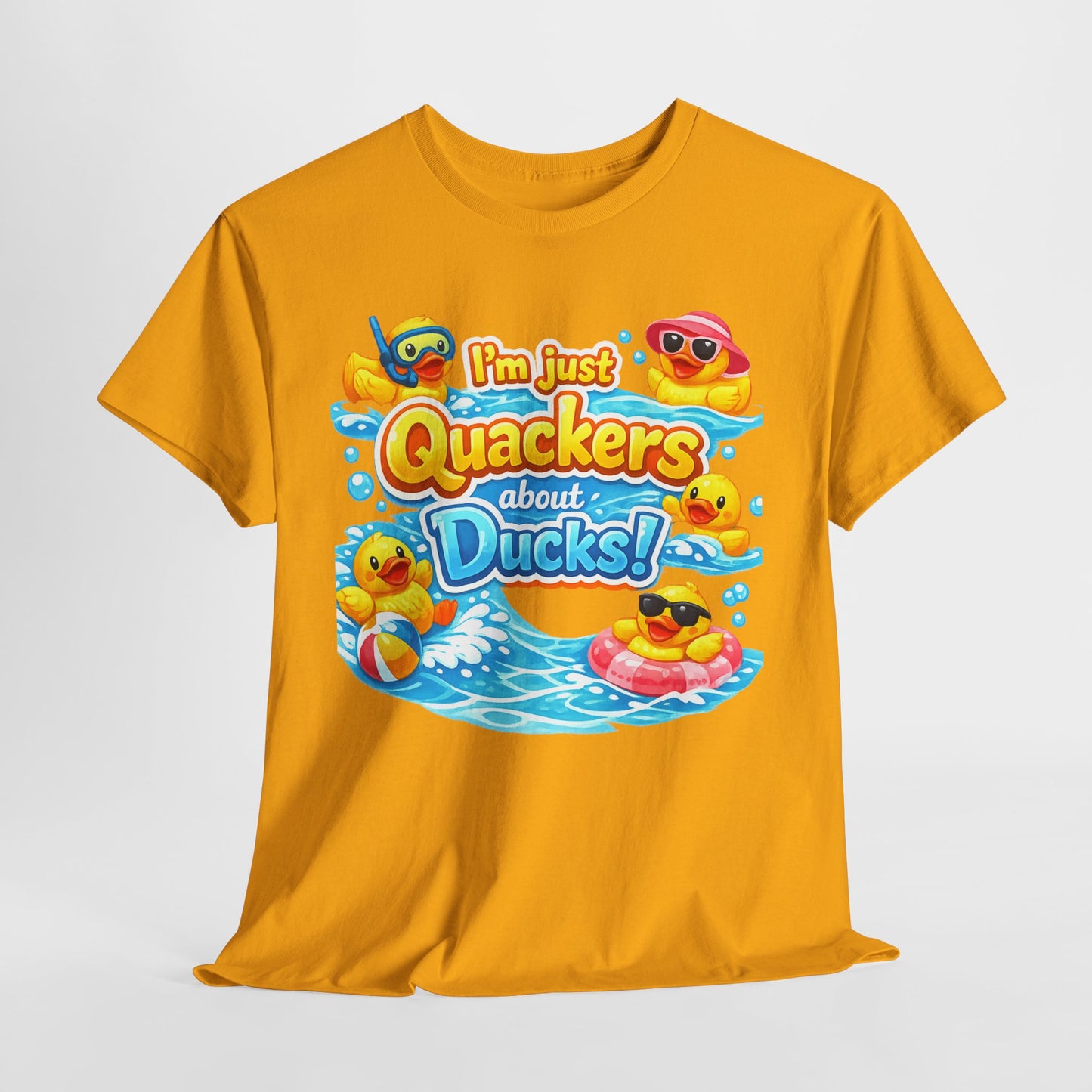 I'm Just Quackers About Ducks! Cute Rubber Duck Pool Tee