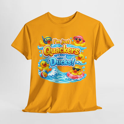 I'm Just Quackers About Ducks! Cute Rubber Duck Pool Tee