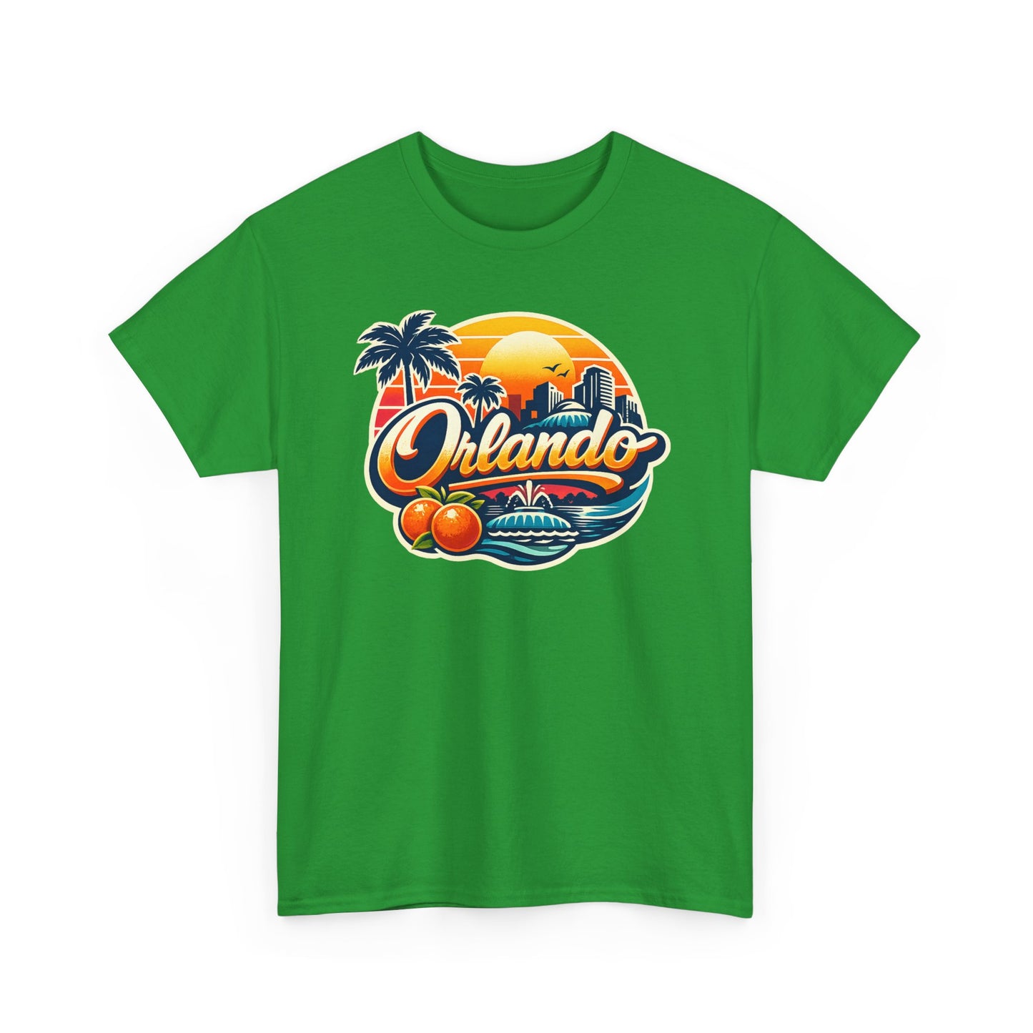 Orlando Retro Sunset T-Shirt — Vintage Florida Vacation Tee